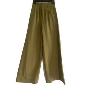 Fashion Nova Pants City Chic  Women’s XS Wide Leg Palazzo Green